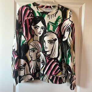 Zara sweatshirt, size medium, purchased in Italy.
